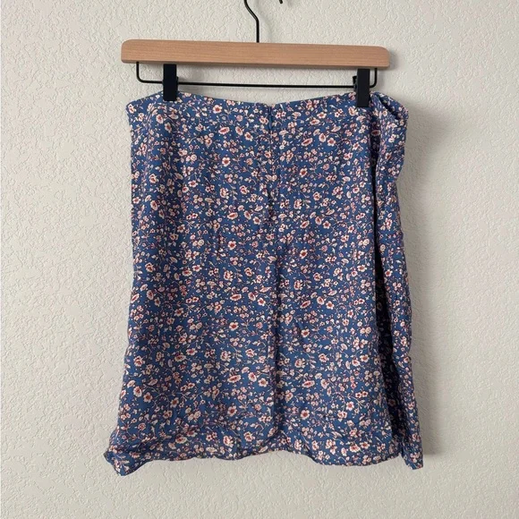 Madewell Porch Side-Button Mini Skirt in Summer Vines - Picture 5 of 7